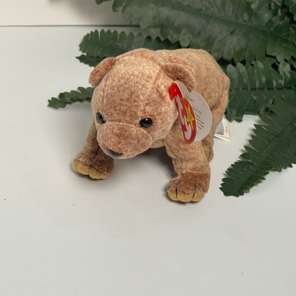Vintage Pecan Beanie Babies 1999 TY With Tag - Picture 2 of 5